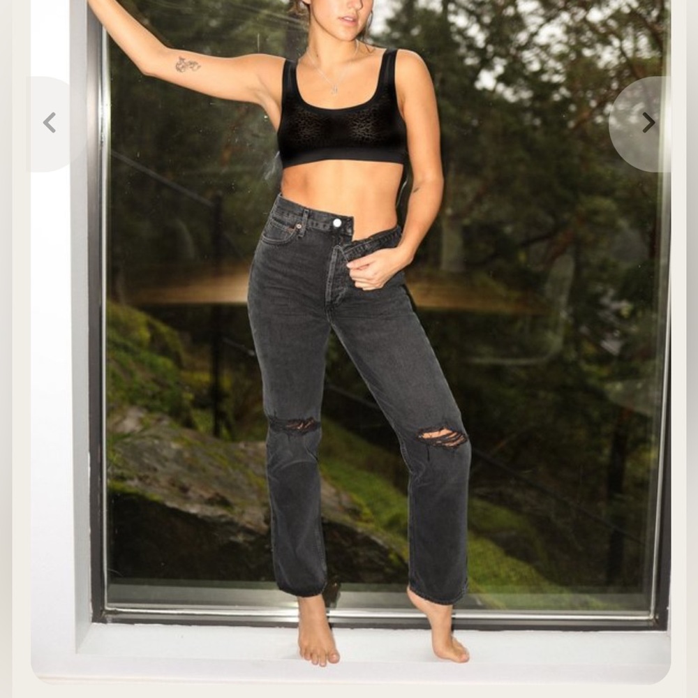 Last chance- taking to consignment: Agolde 90s Pinch Waist Jeans in Howl Wash